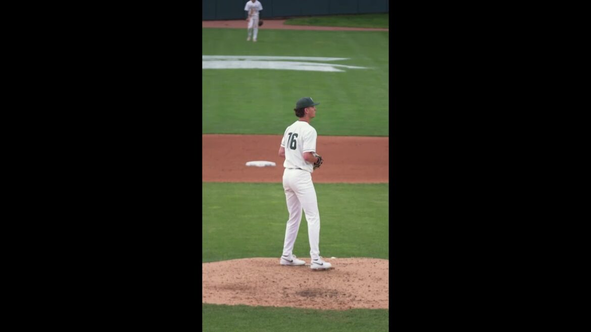 Joseph Dzierwa Final Strikeout | Michigan State Baseball