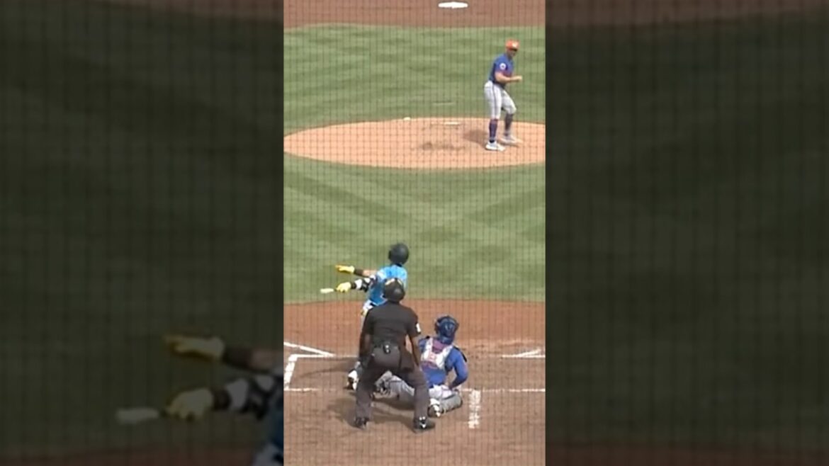 Max Acosta batea su primer HR con los Marlins de Miami en el #springtraining2025 de la MLB