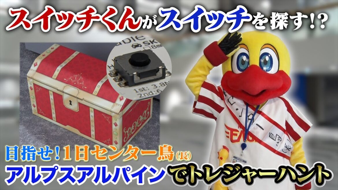 【1日センター鳥(長)就任】スイッチくんがスイッチを探す!?トレジャーハント宝箱