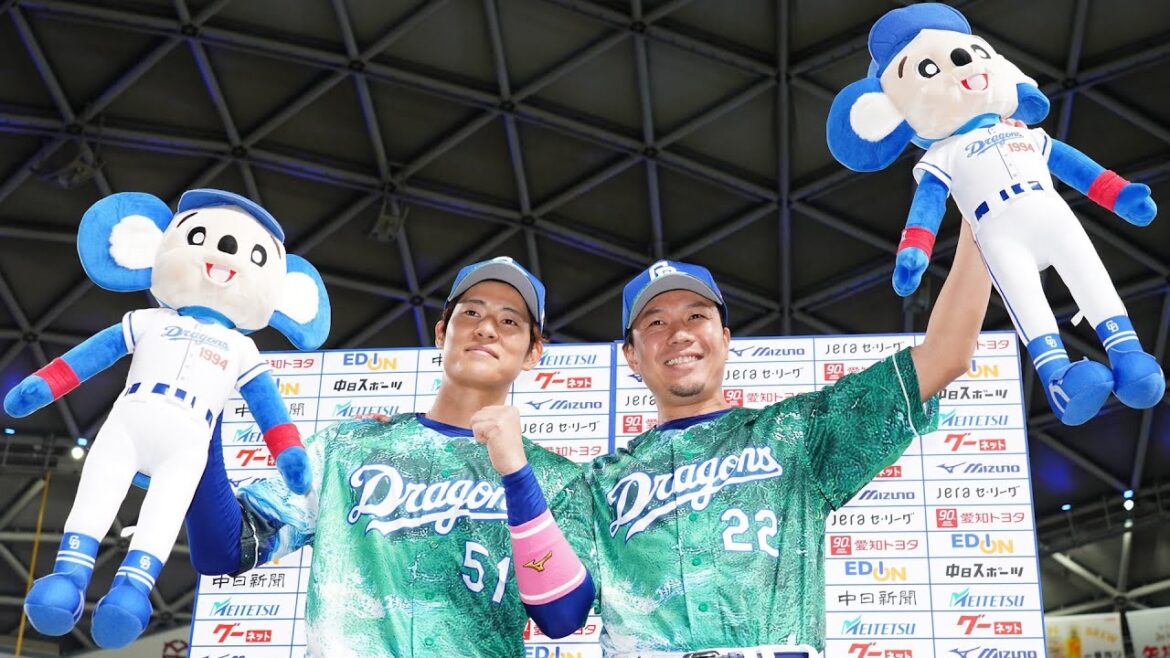 2025年5月7日 ヒーローインタビュー #大野雄大 投手 #上林誠知 選手