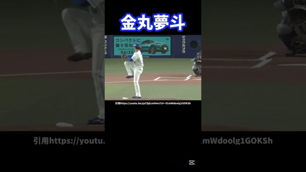 中日金丸夢斗のピッチングフォーム解説#中日ドラゴンズ#野球 #プロ野球 #球速アップ