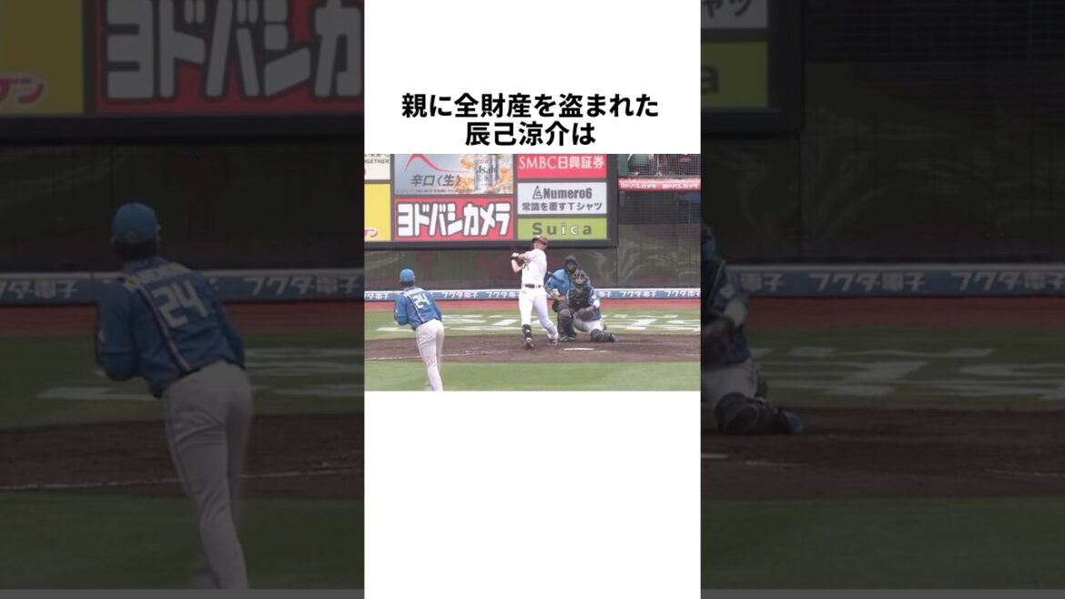 「親に全財産を盗まれた」辰己涼介についての雑学 #野球 #プロ野球 #野球雑学 「親に全財産を盗まれた」辰己涼介についての雑学 #野球 #プロ野球 #野球雑学