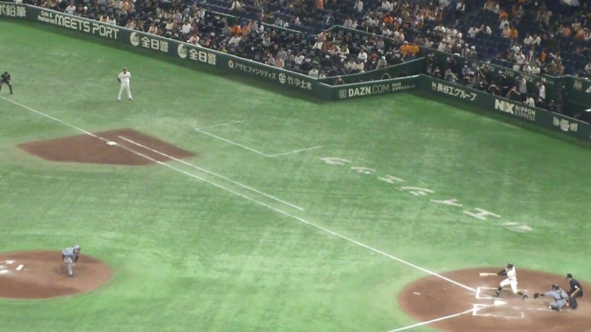 巨人 浦田俊輔 プロ初ヒット　巨人 vs 阪神　2025年5月6日(火) 東京ドーム