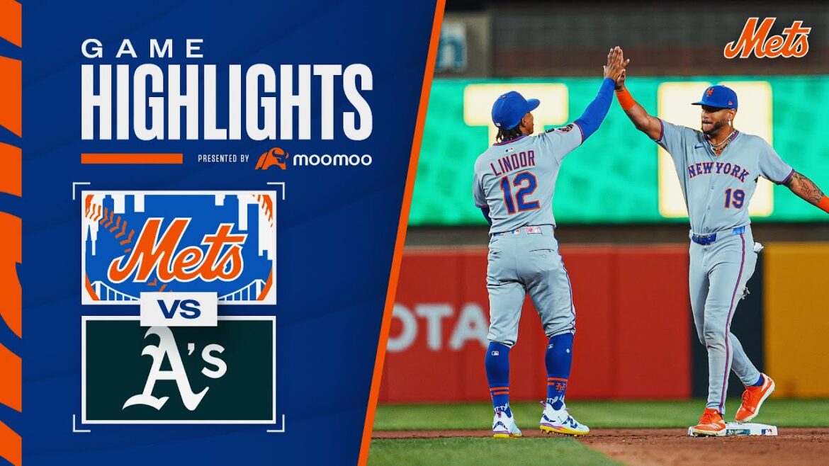 Mets vs. A's Highlights (4/11/25) | MLB Highlights