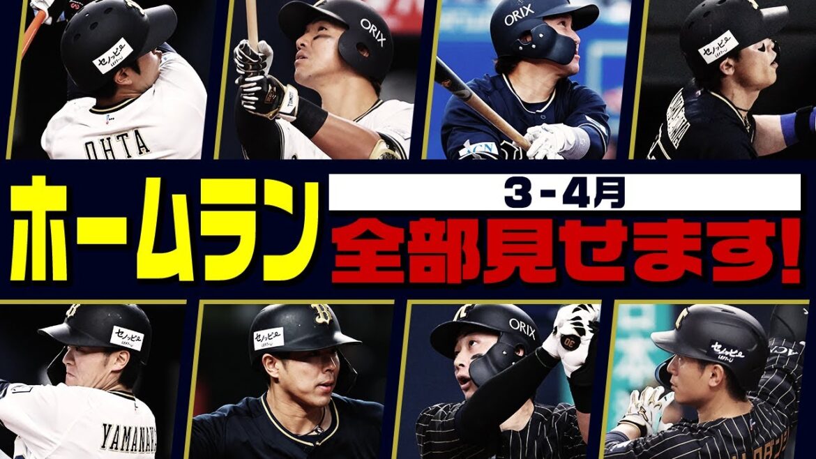 【全部見せます！】３・４月のホームラン