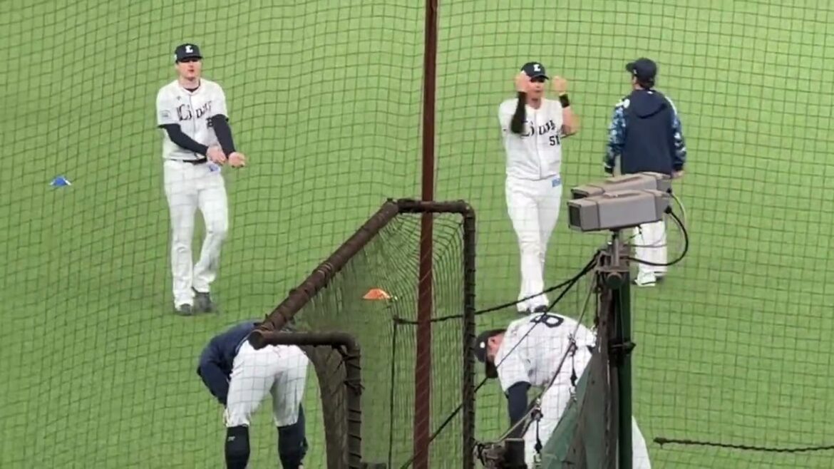 試合前スタメン応援歌メドレーとウォーミングアップ【西武0-10ソフトバンク】2025/5/6