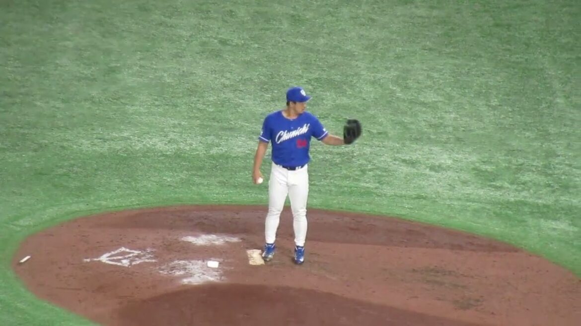 藤嶋健人の投球フォーム【読売ジャイアンツ対 中日ドラゴンズ2025年4月23日】