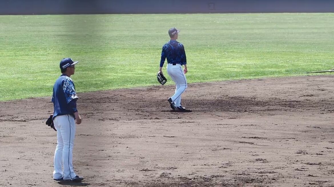 2025.05.03 千葉スカイ-埼玉西武 #齋藤大翔 #川野涼太 守備練習 (袖ケ浦)