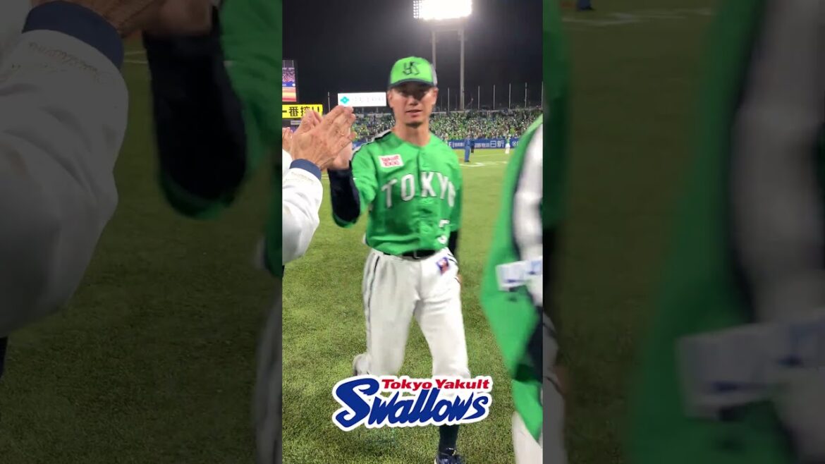 勝利後のハイタッチ #swallows #shorts