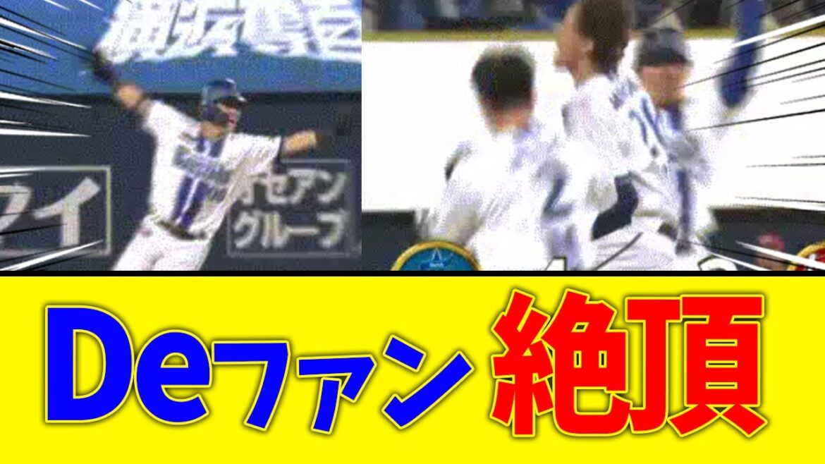 【横浜DeNA】ファン絶頂 【横浜DeNA】ファン絶頂