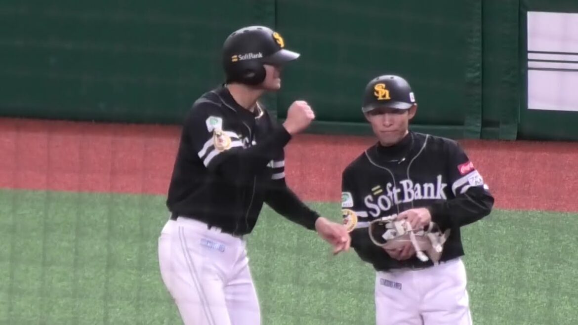 ソフトバンク 笹川吉康 ヒットで小さくガッツポーズ！2025.5.6