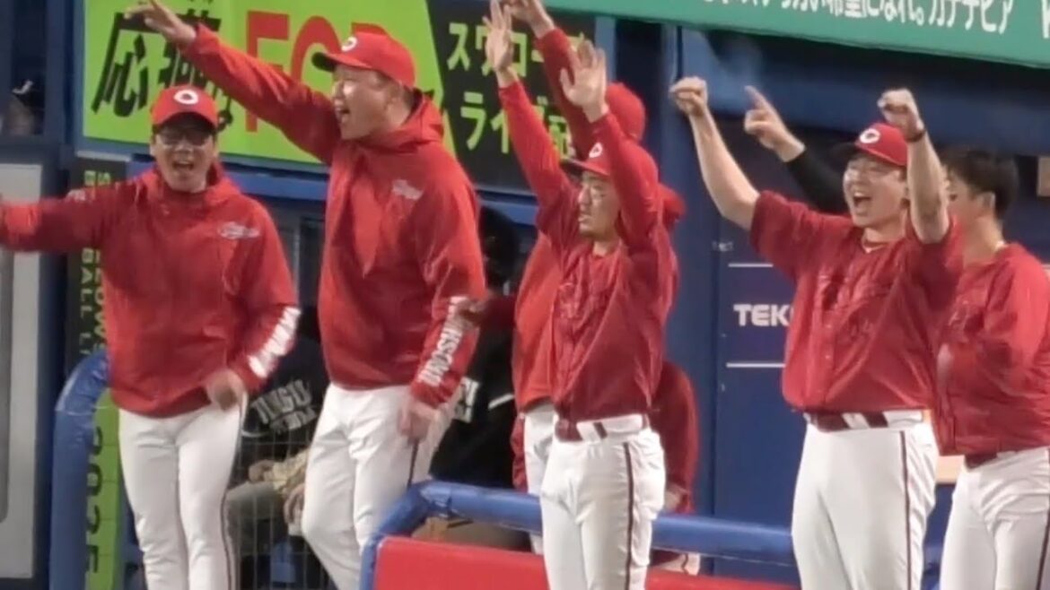 野間が大瀬良に捧げるタイムリー内野安打！超絶盛り上がるカープベンチ！広島東洋カープvs東京ヤクルトスワローズ 2025年5月7日