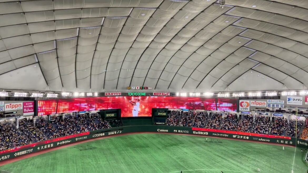 2025/5/7 巨人　吉川尚輝4番コールの瞬間