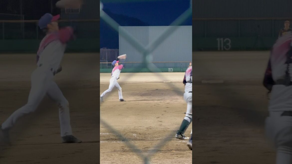 ピッチャーゴロの送球意外とむずいやつ⚾️ #草野球 #野球 #北九州りょーちんズ