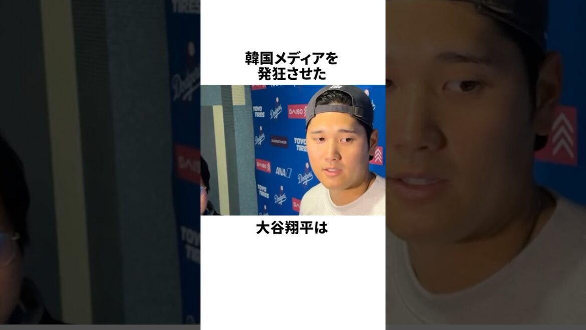 大谷翔平が韓国メディアを大激怒させた結果 #野球 #大谷翔平 #野球雑学 大谷翔平が韓国メディアを大激怒させた結果 #野球 #大谷翔平 #野球雑学