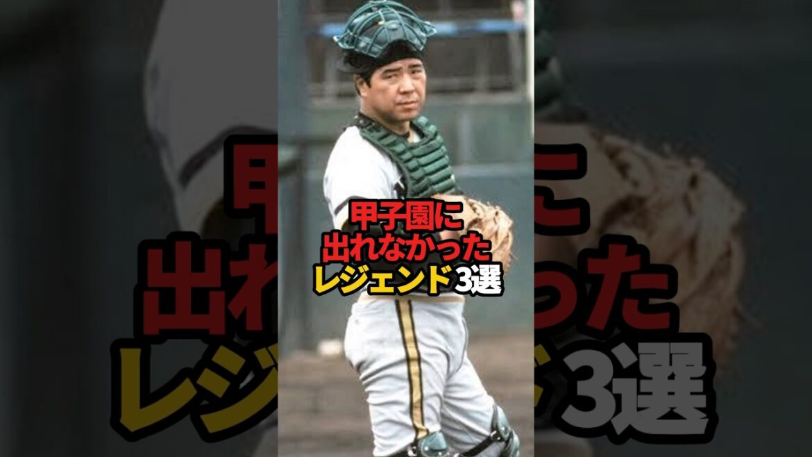 甲子園に出れなかったレジェンド 3選#sports #shorts #プロ野球 #野球 #やきゅスト