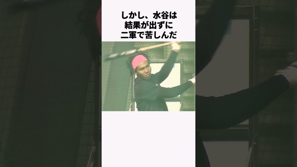 「4年越しの約束を果たした」水谷瞬に関する雑学　#プロ野球 #野球解説 #北海道日本ハムファイターズ