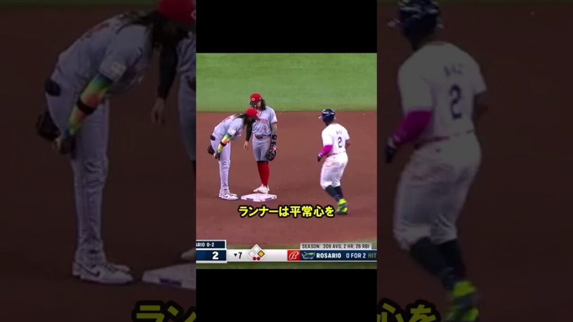 Encourage the runner ランナーを煽る #メジャーリーグ #baseball #Shorts