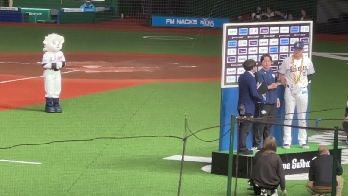 【通訳版】タイラー・ネビン 自身初の満塁弾お立ち台ヒーローインタビュー【西武7-0ロッテ】2025/5/10