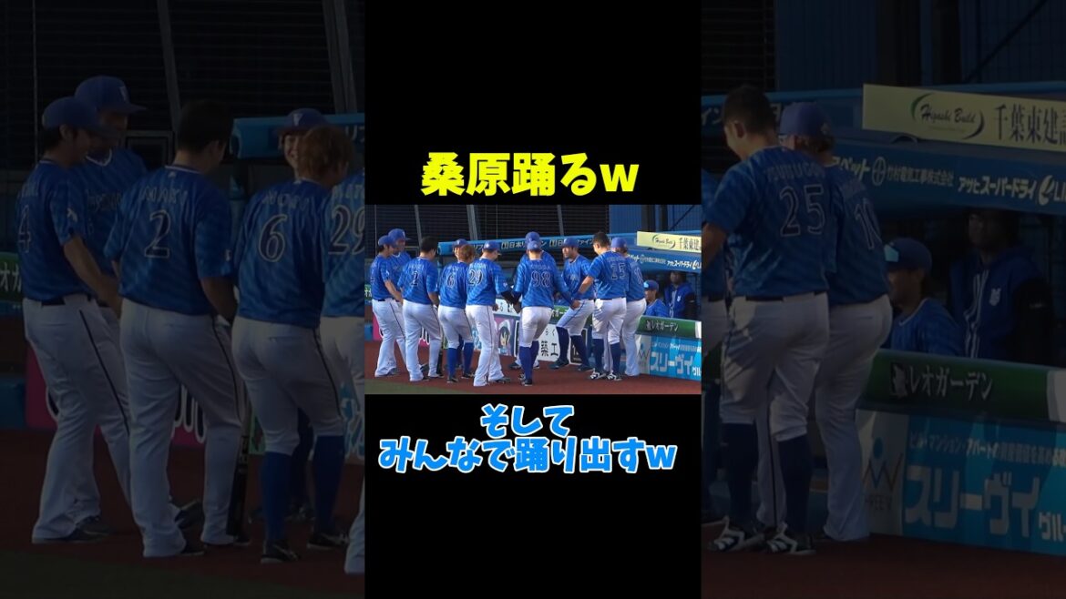 きつねダンスで伝説となった桑原が、チェコの民族音楽を踊るw その後みんなで踊ってて爆笑必至www 横浜DeNAベイスターズ 2024/6/12