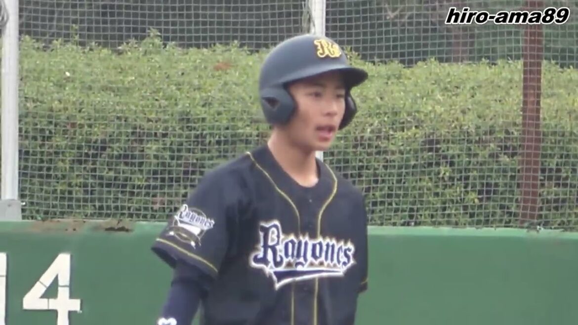 《中学軟式》【注目選手】   山岡大駕 捕手（広島レイワンズBBC）【要チェキ】《第２回 広島レイワンズベースボールクラブ中学生親善野球大会》