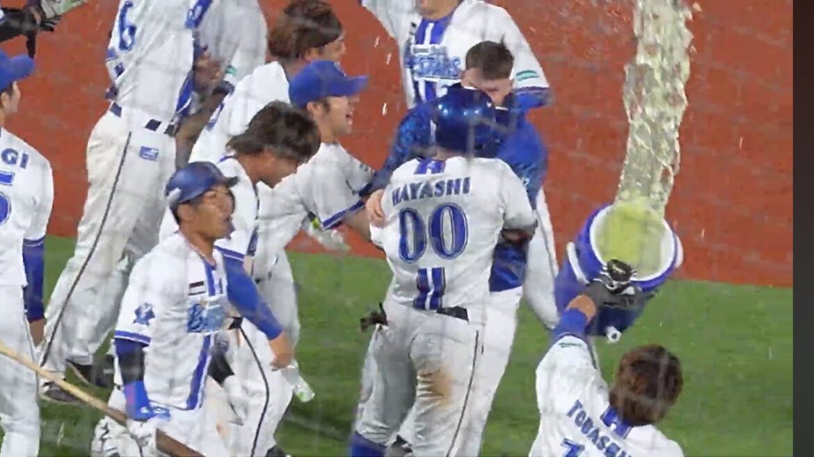 【サヨナラ勝ち瞬間/試合後挨拶】今季初サヨナラ勝ち！ハマスタが熱狂！負け試合から一転、最後には勝っていた！(2025.5.9/横浜スタジアム）