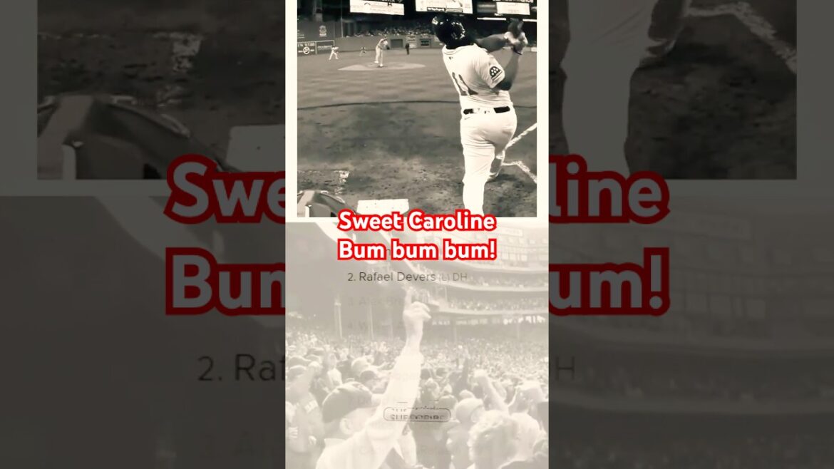 Red Sox Lineup vs Royals -  Sweet Caroline   May 11