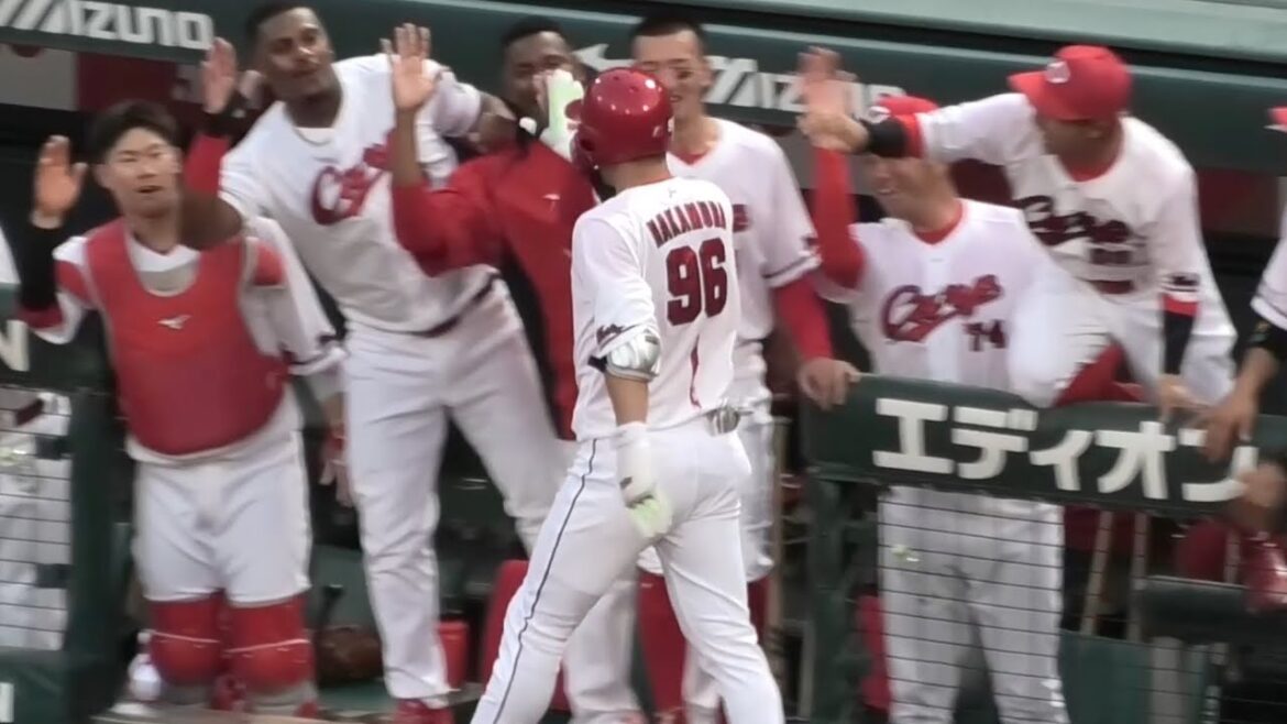 「待たせやがって弾」の中村奨成！今シーズン第一号ソロホームランを打った瞬間のカープベンチ！広島東洋カープvs読売ジャイアンツ 2025年5月13日