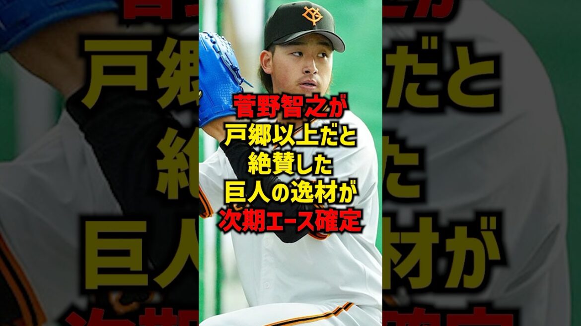 菅野智之が戸郷以上だと絶賛した巨人の逸材が次期エース確定#shorts #プロ野球 #野球 #巨人 #読売ジャイアンツ 菅野智之が戸郷以上だと絶賛した巨人の逸材が次期エース確定#shorts #プロ野球 #野球 #巨人 #読売ジャイアンツ