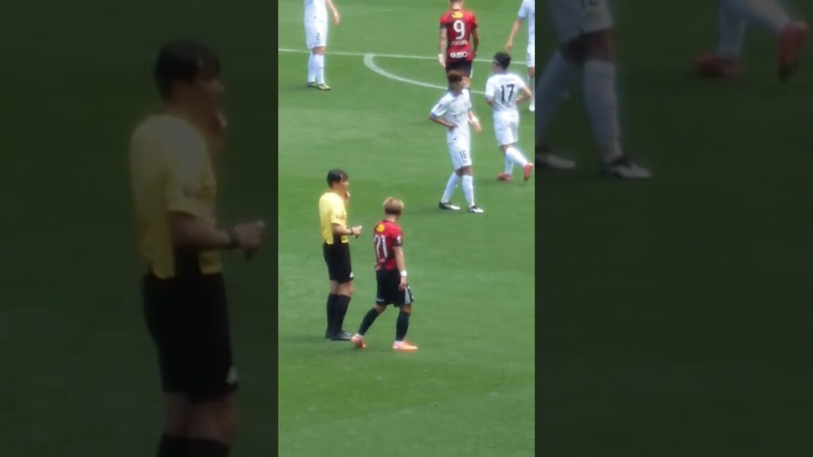 【5/11 川崎フロンターレ戦】優磨がファウルもらったのでタロウちゃんが蹴ります【#40 鈴木優磨　#71 荒木遼太郎】#鹿島アントラーズ　#川崎フロンターレ　#鹿島国立