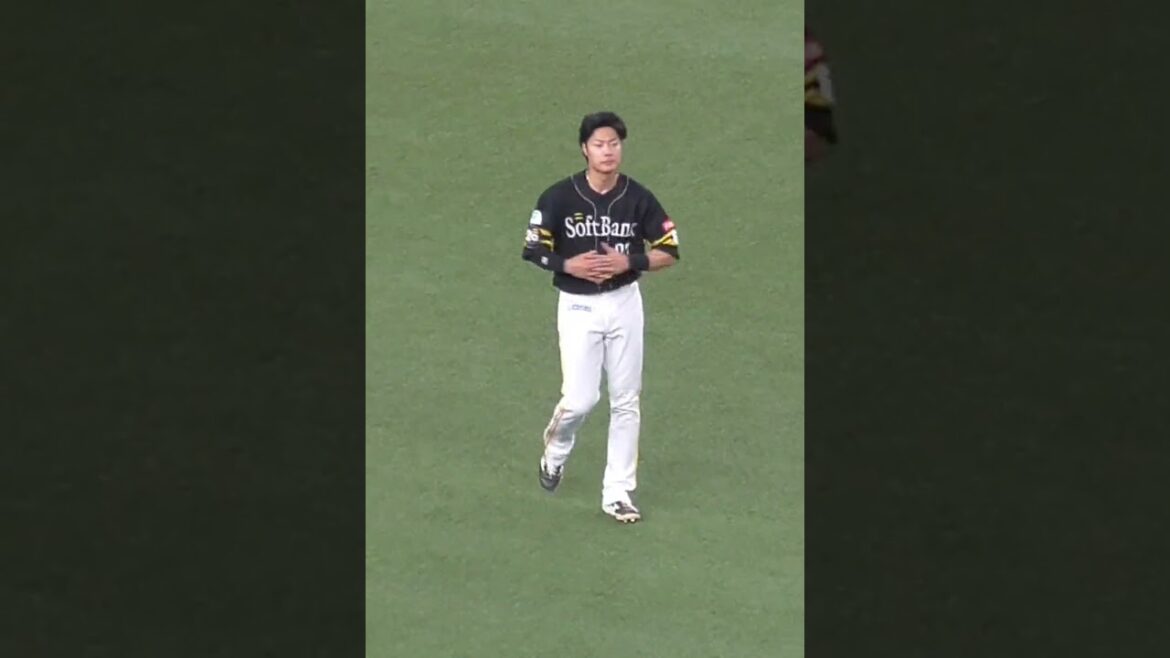 渡邉 陸　ダッシュ & 前屈　#福岡ソフトバンクホークス