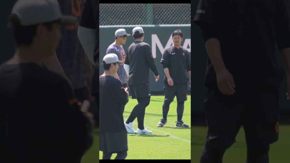 【巨人】リハビリ中の岡本和真選手 #shorts #baseball #sports #ジャイアンツ #巨人 #プロ野球