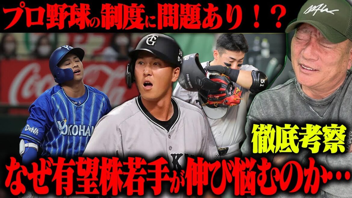 【徹底考察】プロ野球”若手の壁”の正体は？元コーチが語る伸びる選手の特徴とプロ野球界の危機に迫る‼︎