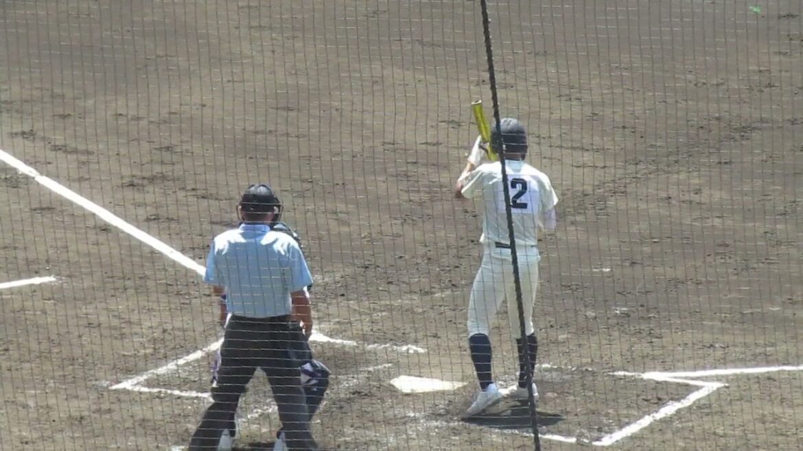 西日本短大付  山下 航輝くんバッティングフォーム＜第106回 夏の甲子園 金足農業 対 西日本短大付 2024年8月9日＞