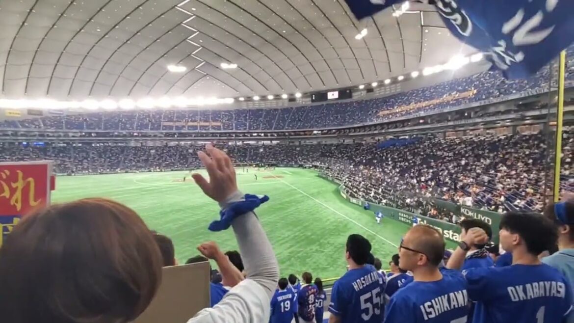 20250516　ﾋﾞｼﾞﾀｰﾁｰﾑ応援席から関東竜！中日ドラゴンズの試合前1－9応援歌メドレー　鳴り物･声出し応援1-9【大迫力】@東京ﾄﾞｰﾑ･ﾚﾌﾄ外野