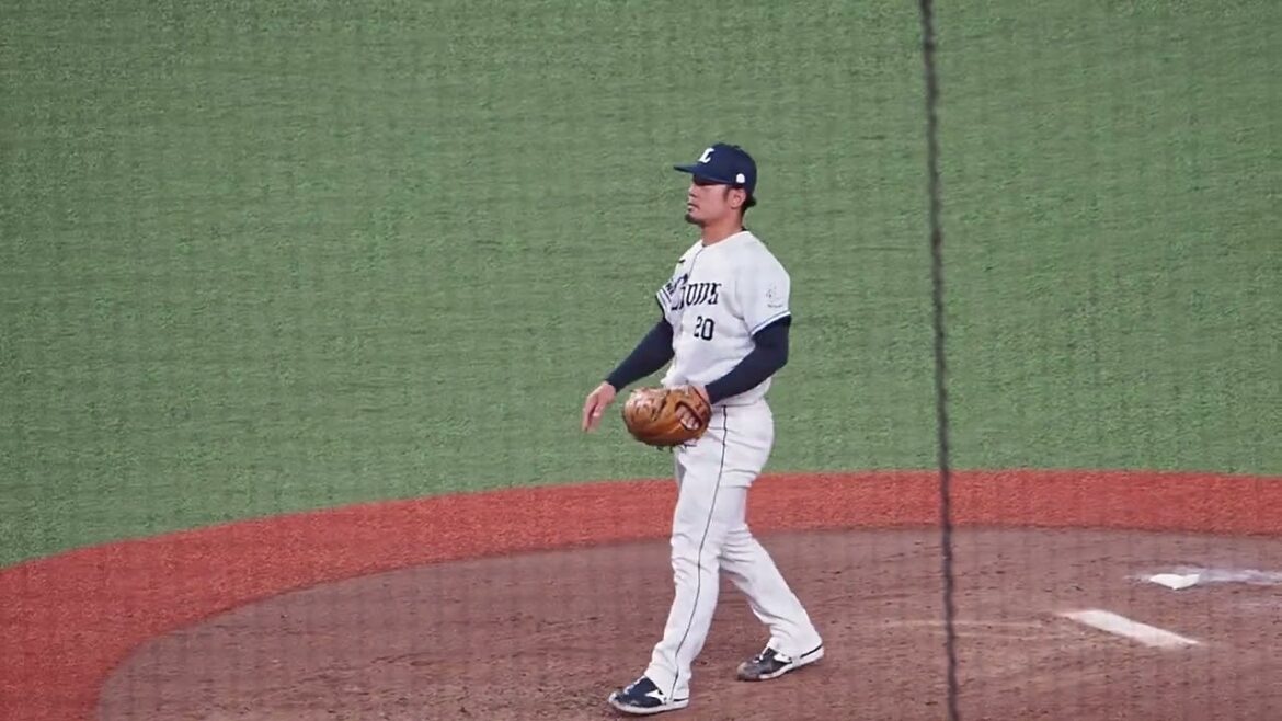 2025.04.29 埼玉西武-東北楽天 #田村伊知郎 投球練習 (ベルーナドーム)