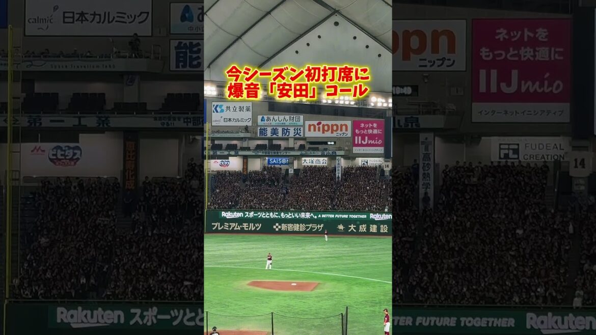 【爆音ロッテ応援】 2025年初打席の安田尚憲にエグい「安田」コール（東京ドーム） #千葉ロッテマリーンズ #ロッテ #lotte #marines #応援歌 #安田尚憲