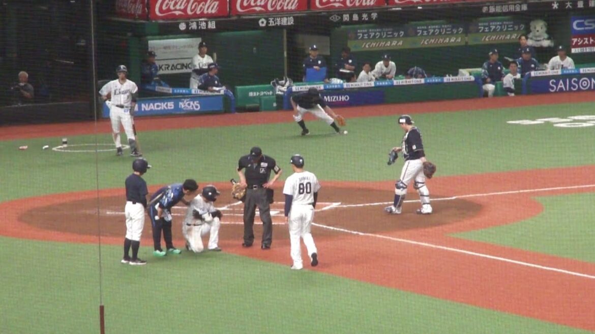 西武 平沼翔太 デッドボール　西武 vs オリックス　2025年5月17日(土) ベルーナドーム