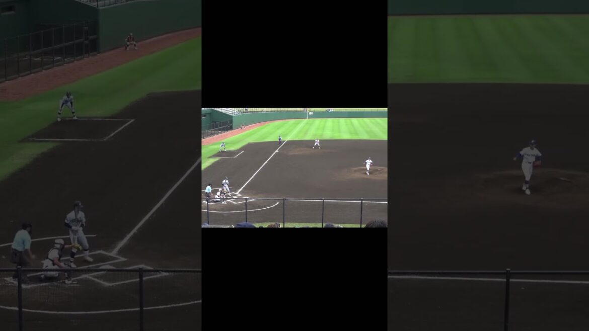 剛腕・石垣元気に球場ざわつく！156キロ！　健大高崎 #高校野球 #健大高崎 #投手 #甲子園 #野球 #高校生