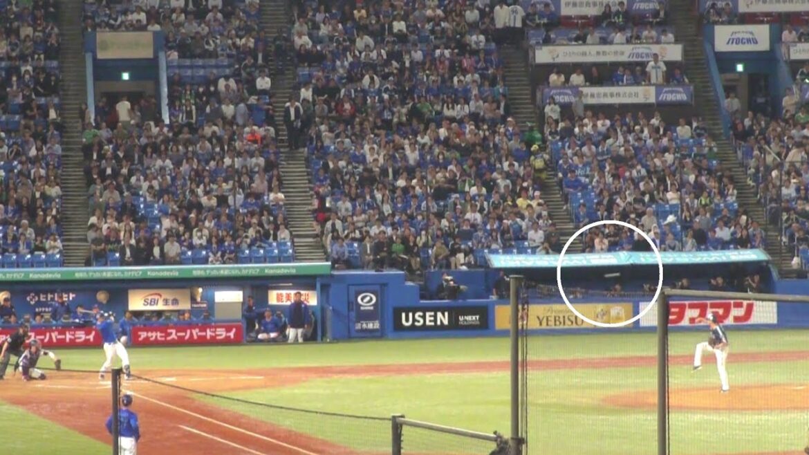 DeNA オースティン ツーベースヒット　ヤクルト vs DeNA　2025年5月16日(金) 神宮球場