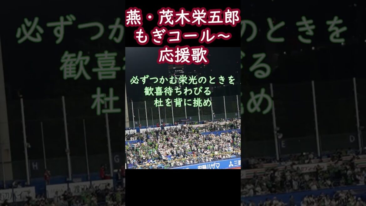 ヤクルト茂木栄五郎　茂木コールからの応援歌