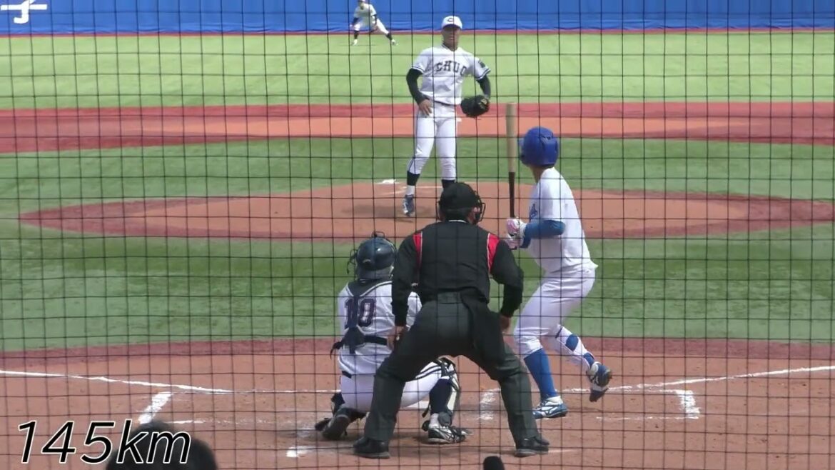 【MAX152km/hのハーフ右腕】　2025年ドラフト候補　三奈木　亜星（中央大学）