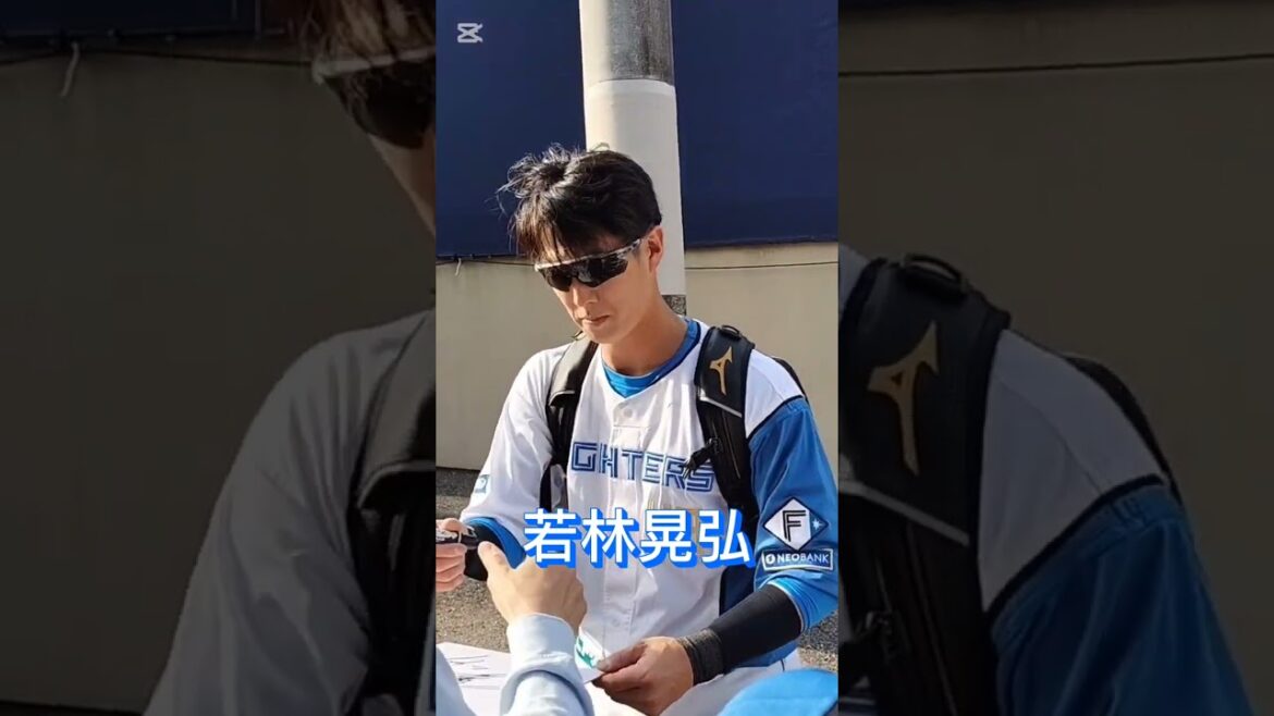 【FIGHTERS】 #若林晃弘 選手49のファンサービス #shorts #日本ハム #ファイターズ #プロ野球