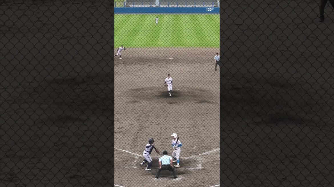 東京学館　宮川璃久(佐倉リトルシニア)　盗塁阻止　2025.4.20