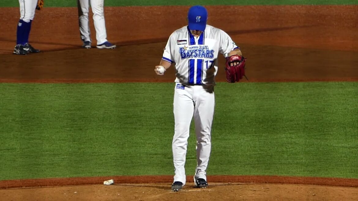 2025年5月14日 イースタンリーグ 東北楽天戦・ 三嶋 一輝 投手の準備投球（ボールデッド中)