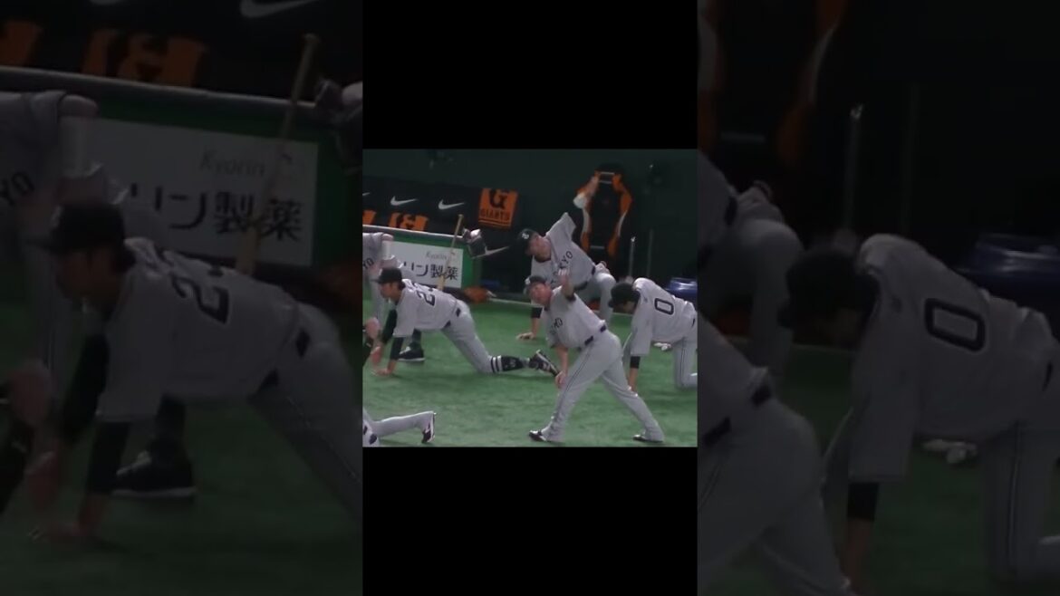 坂本勇人や長野久義のストレッチ姿（読売ジャイアンツ 対 ヤクルトスワローズ2024年6月22日）