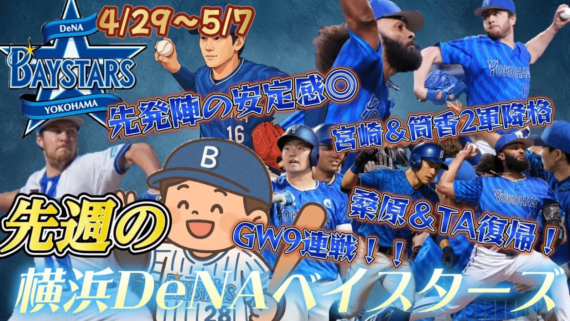 【連戦】静寂な打線を圧倒的な投手力でカバーする俺の知らないチームになってます#6【横浜DeNAベイスターズ】 【連戦】静寂な打線を圧倒的な投手力でカバーする俺の知らないチームになってます#6【横浜DeNAベイスターズ】