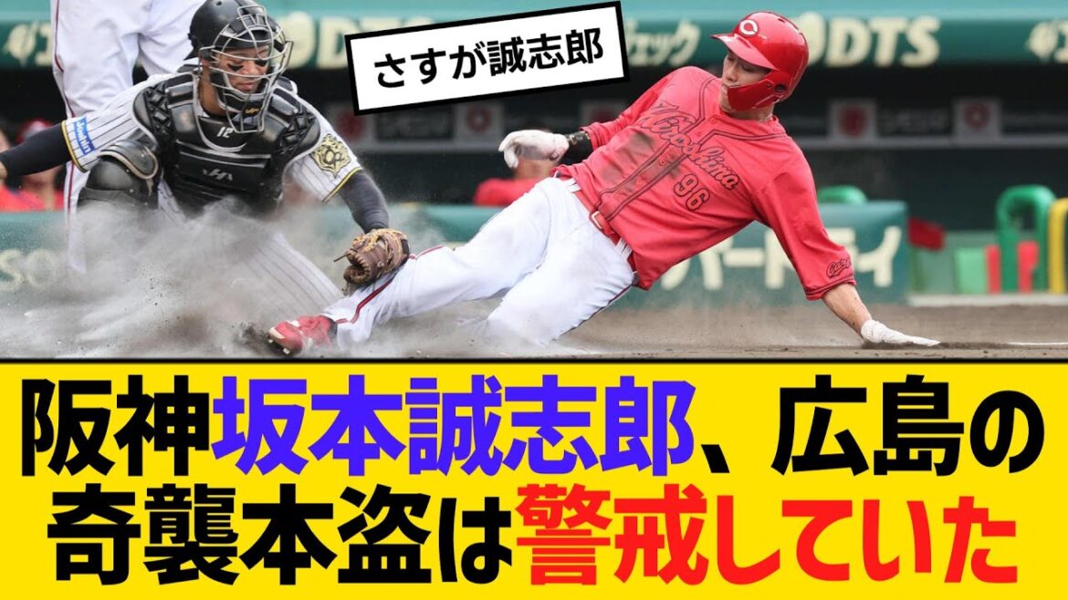 阪神坂本誠志郎、広島の奇襲本盗は警戒していた「ちょっとリードでかいなと思っていたんで」 【ネットの反応】【反応集】 阪神坂本誠志郎、広島の奇襲本盗は警戒していた「ちょっとリードでかいなと思っていたんで」 【ネットの反応】【反応集】