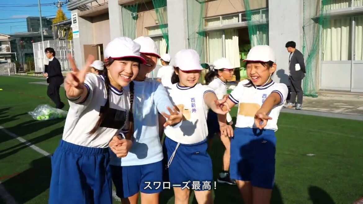 次世代支援 プロジェクト　東京ヤクルトスワローズ＠足立区立西新井小学校