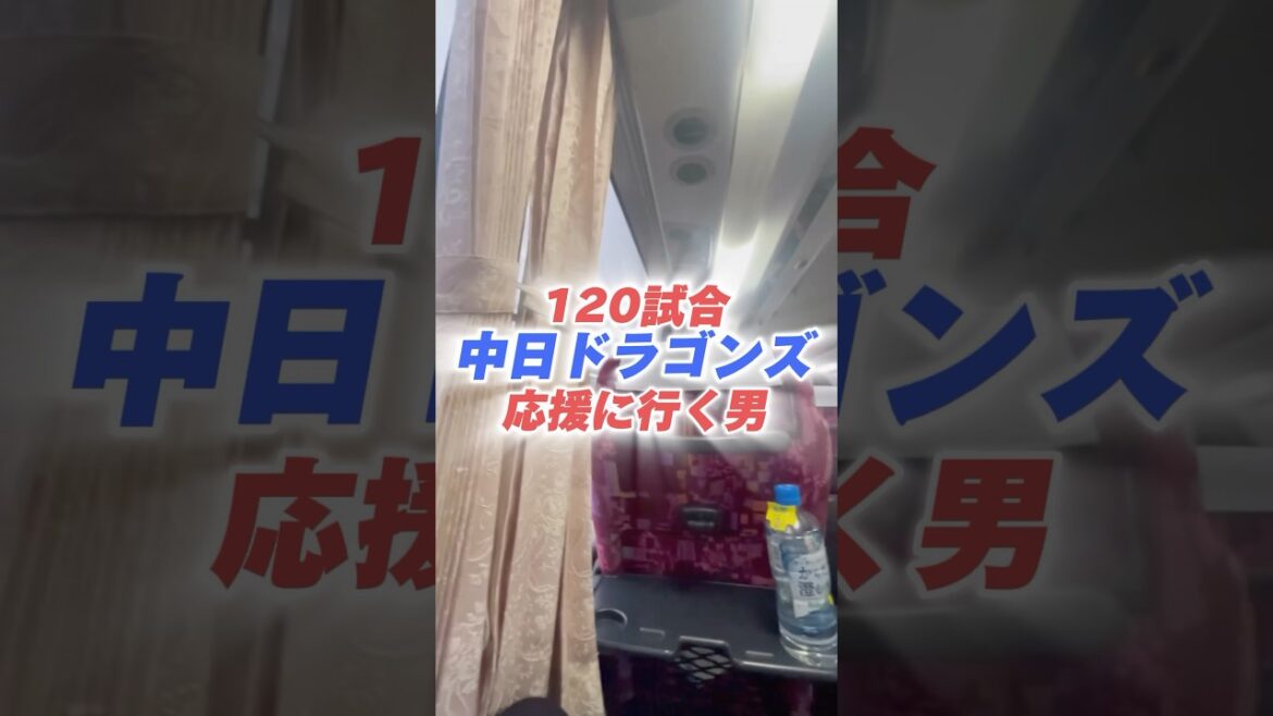120試合現地に行く中日ファン #中日ドラゴンズ #中日2025 #プロ野球 #中日 #中日応援 #ゆたっど村
